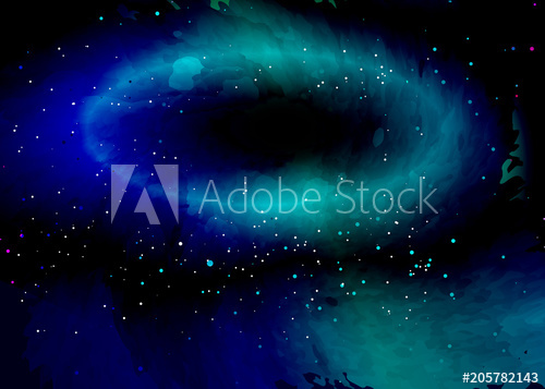 500x357 Black Hole Over Star Field In Outer Space. Abstract Background Of