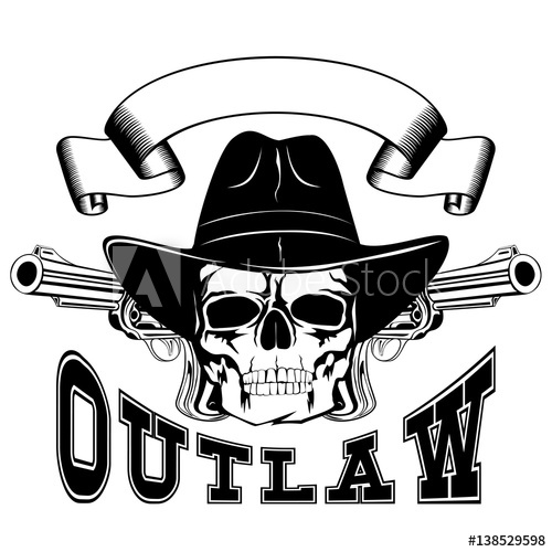 500x500 Outlaw Skull Var 2