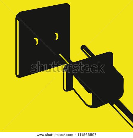 450x466 Electric Plug And Outlet Vector Ill Outlets