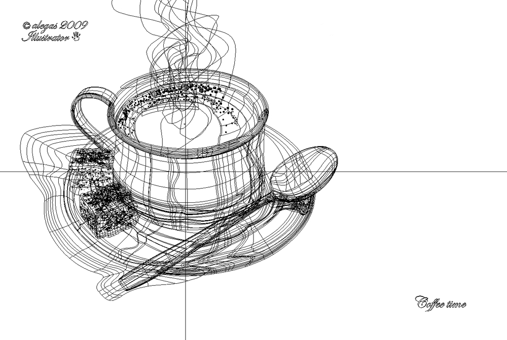 1000x672 Outline Vector Wallpaper By Alegas