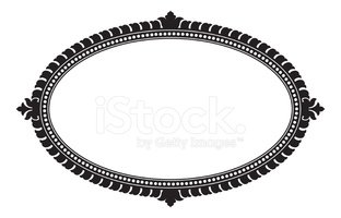 312x200 Ornate Oval Panel (Vector) Stock Vectors