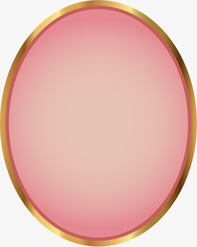 650x816 Vector Golden Oval, Vector, Golden, Oval Png And Vector For Free