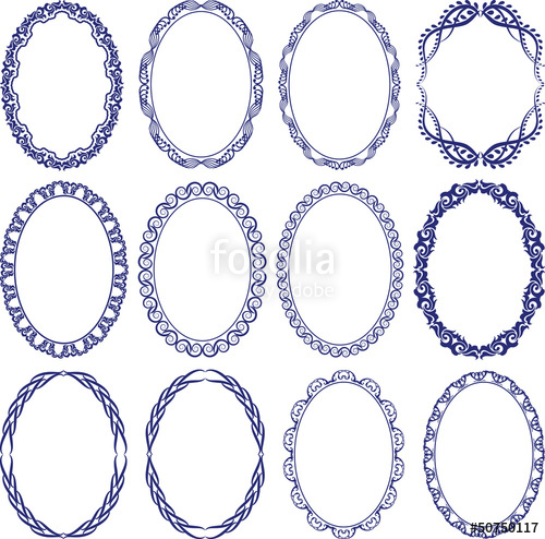 500x494 Oval Border Stock Image And Royalty Free Vector Files On Fotolia
