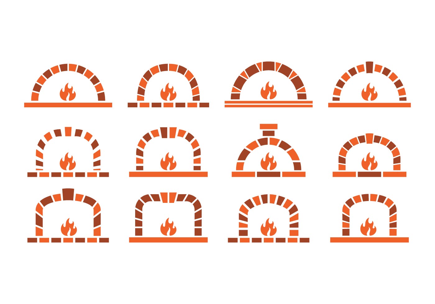 1400x980 Pizza Oven Free Vector Art