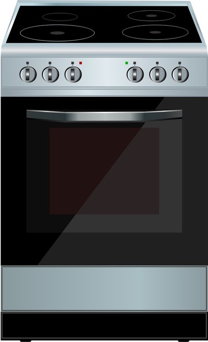 426x700 Electric Cooker Oven. Vector Illustration. Wall Mural Pixers