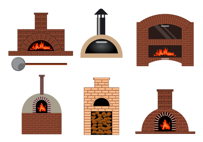 700x490 Free Pizza Oven Vector