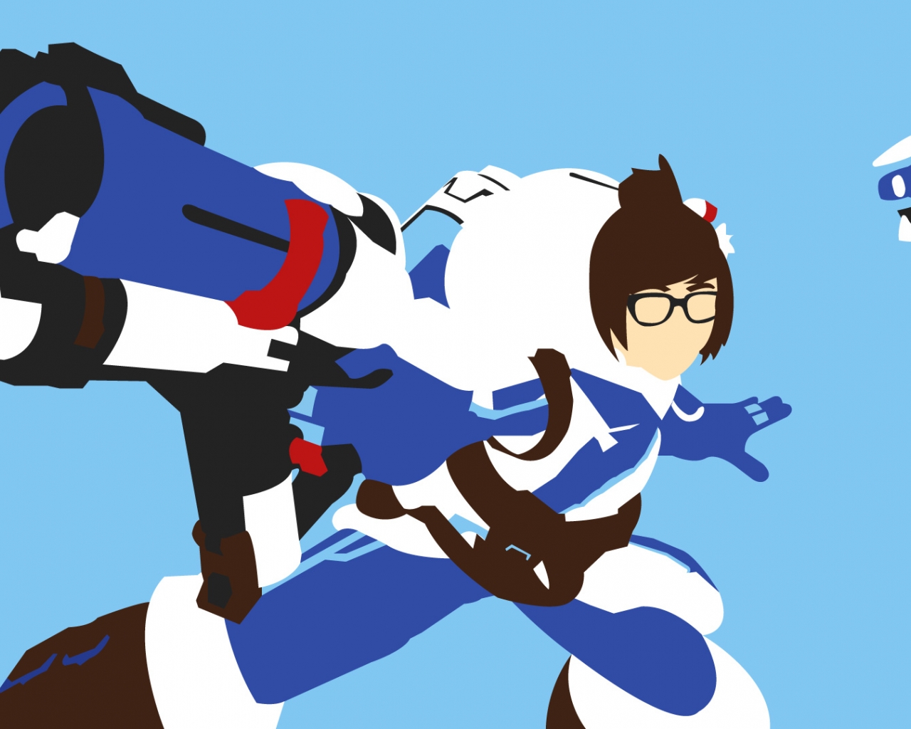 1280x1024 Overwatch Vector Wallpaper Mei By Choren64. Mei Wallpapers On