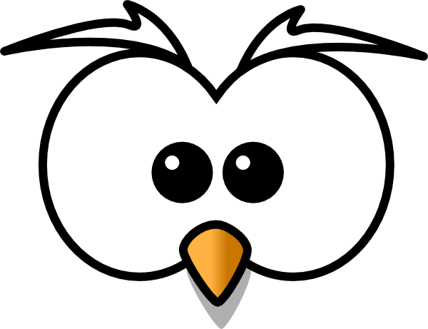 600x461 Owl Face Clip Art At Clker Com Vector Clip Art Online Royalty Free