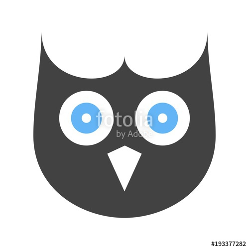 500x500 Owl Face Icon Stock Image And Royalty Free Vector Files On
