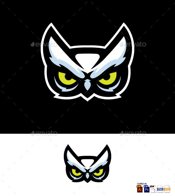 590x661 Owl Head Vector By Harvysevillano Graphicriver