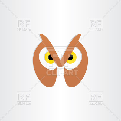 400x400 Owl Head Icon Vector Image Vector Artwork Of Signs, Symbols