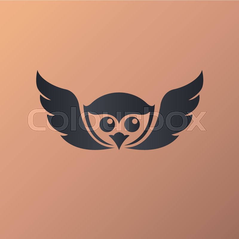 800x800 Owl Logo Vector Illustrations Stock Vector Colourbox