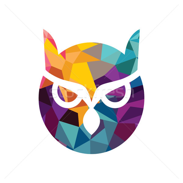600x600 Vector Owl Logo Vector Illustration Vector1st ( 8857279