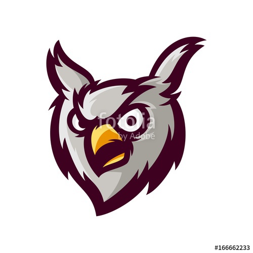 500x500 Owl Vector Logo Illustration Stock Image And Royalty Free Vector