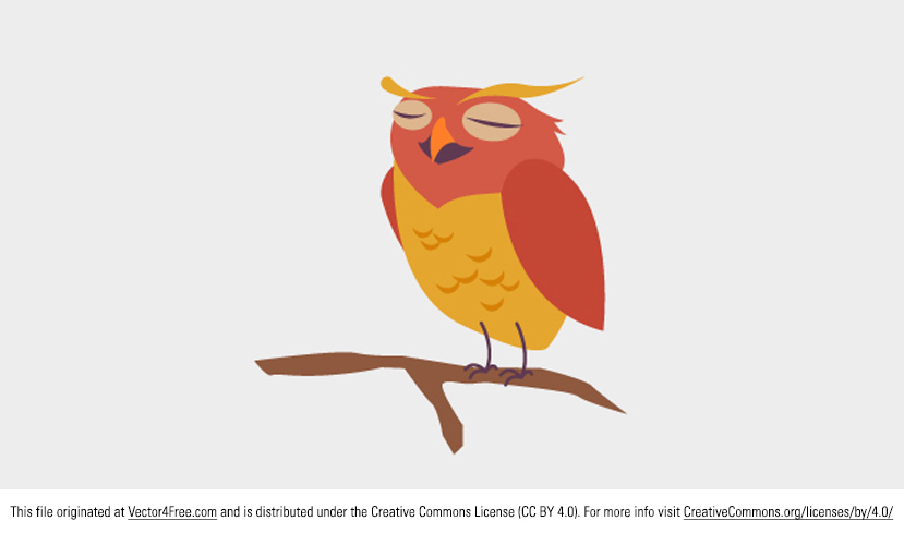 829x489 Free Cute Owl Vector