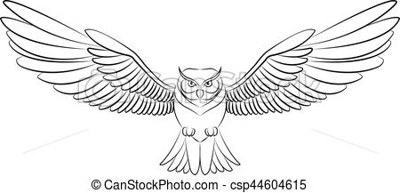 450x217 Flying Owl.
