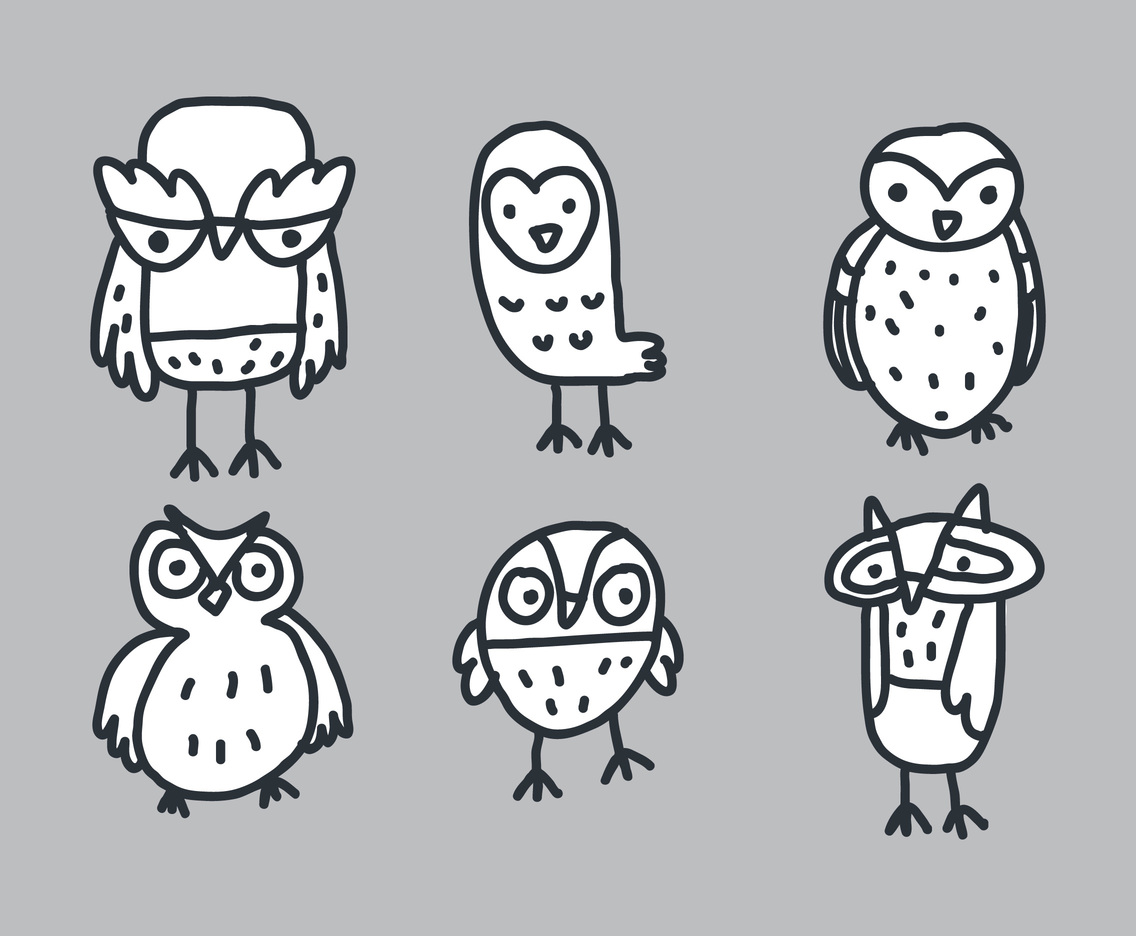 1136x936 Free Hand Drawing Owl Vectors Vector Art Amp Graphics