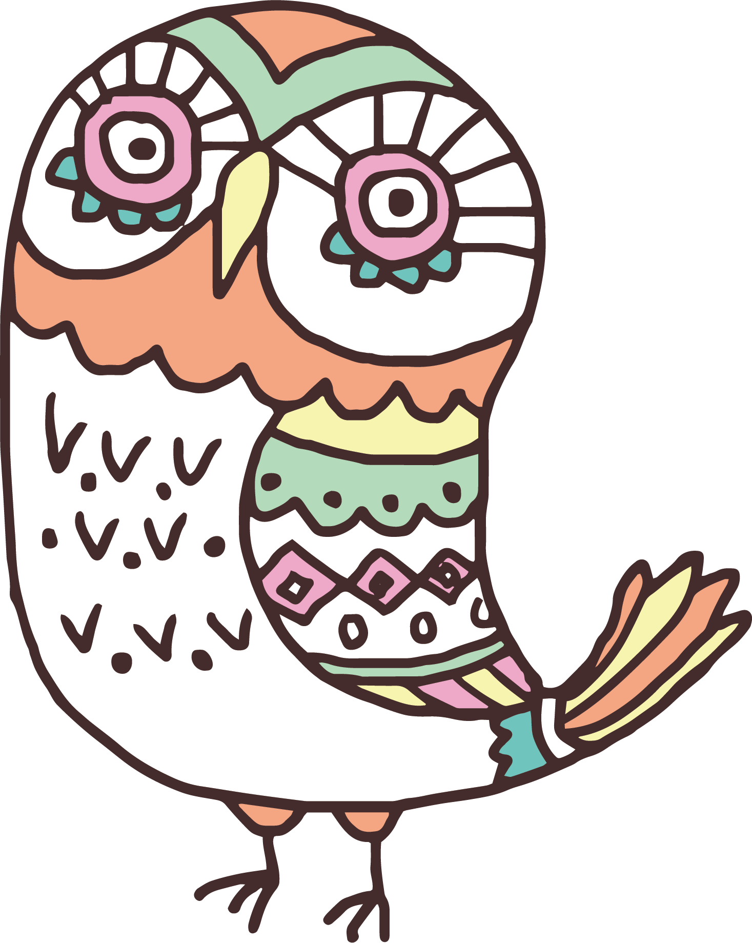 1467x1839 Owl Cartoon Clip Art