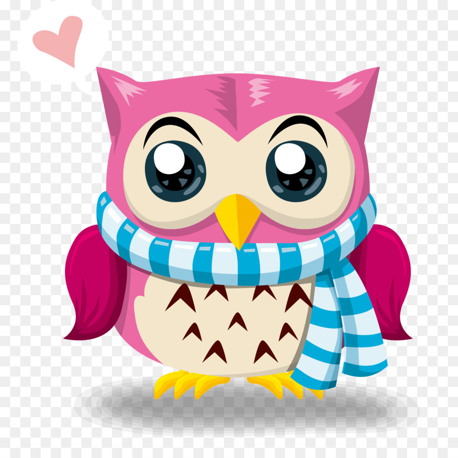 900x900 Owl Drawing Clip Art