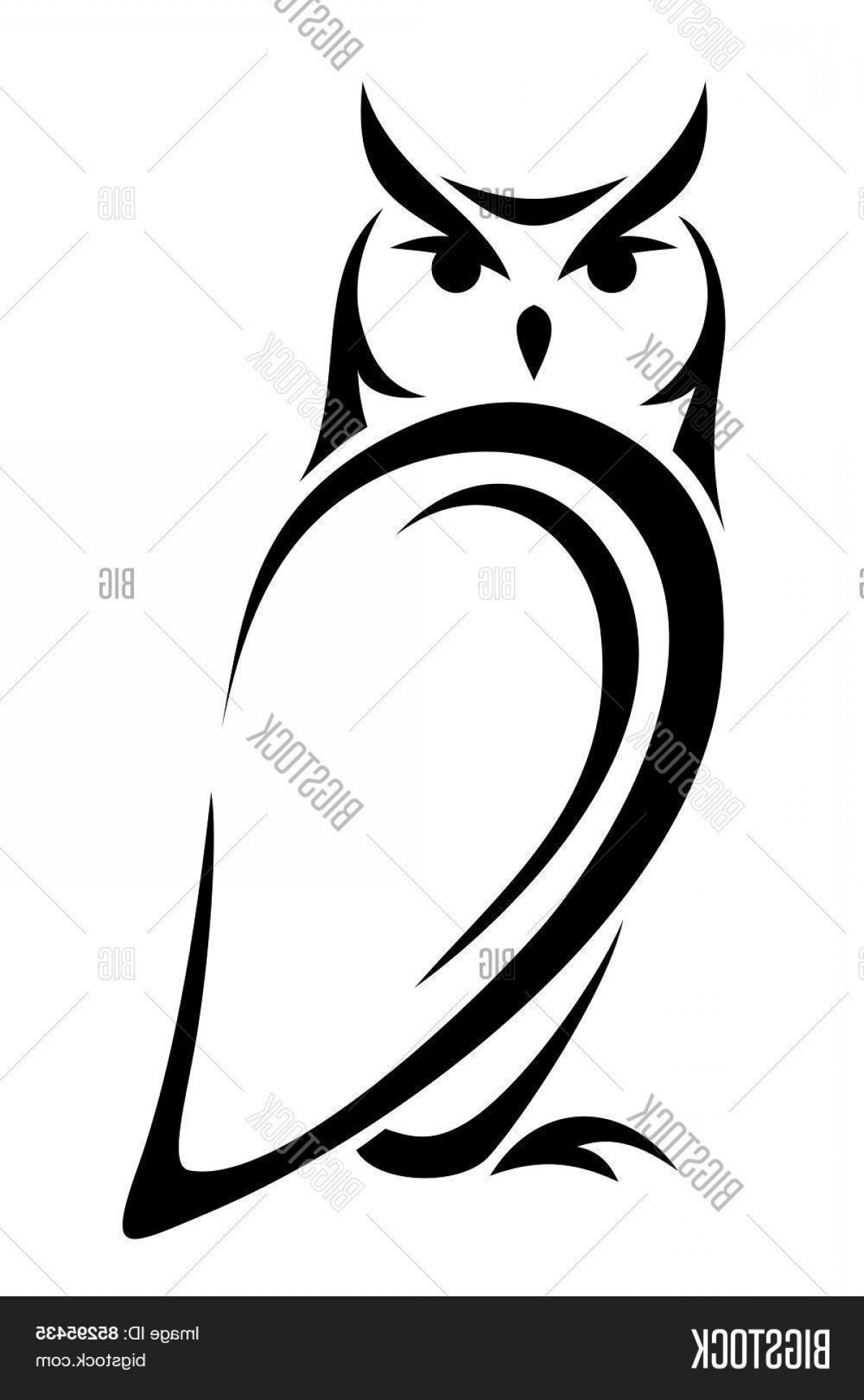 1200x1944 Stock Vector Owl Vector Black Silhouette Shopatcloth
