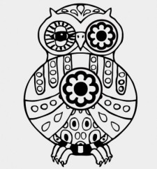 225x242 Owl Vector Free Vector 4vector