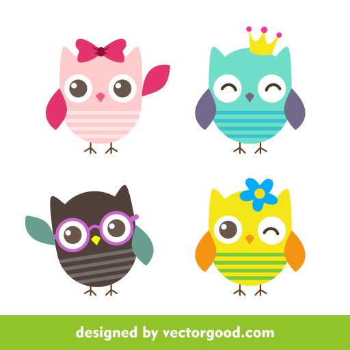 512x512 Free Vector Cdr Owl Vector By Freevectorstock