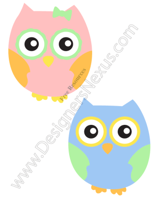 316x409 Owls Vector Free Download