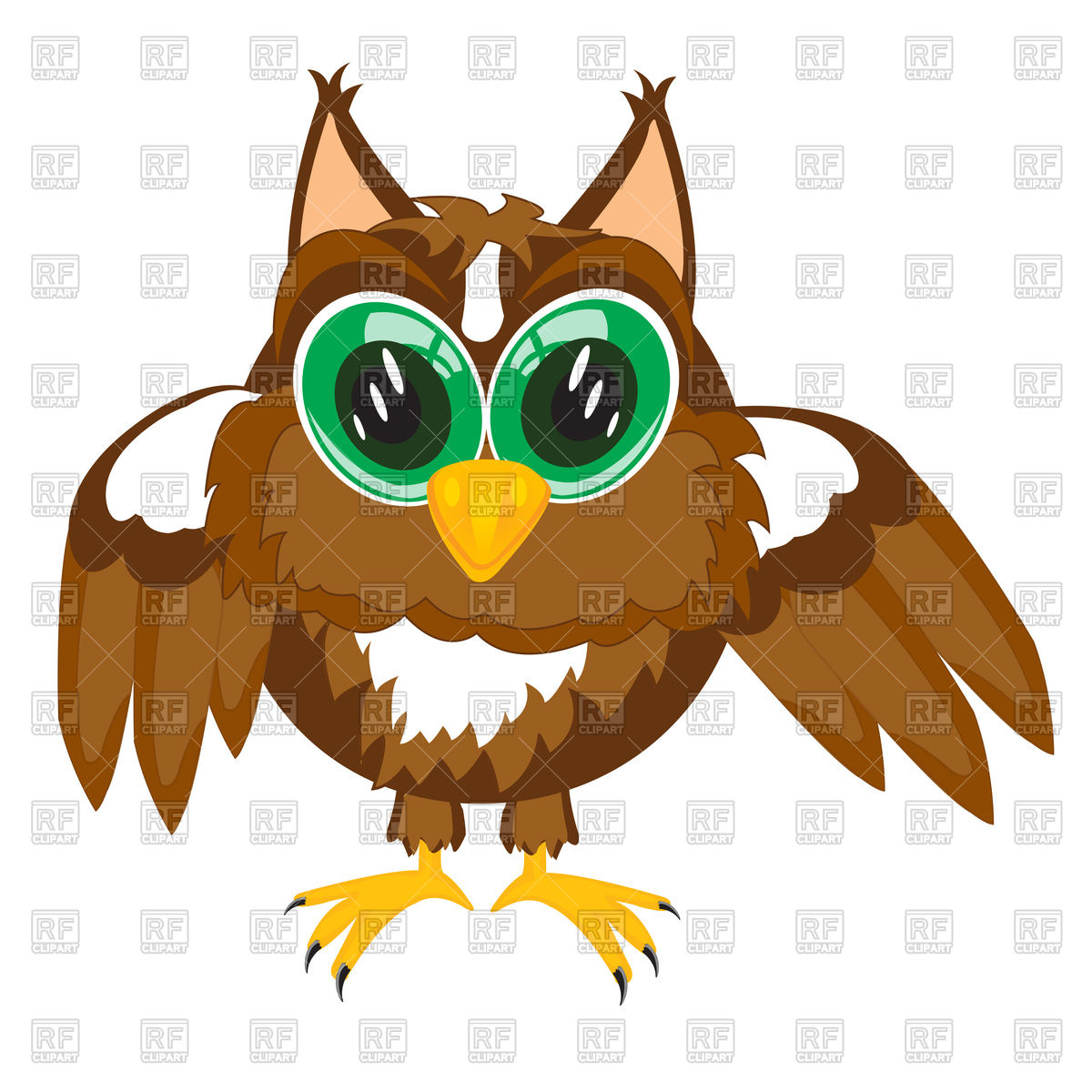 1200x1200 Cartoon Owl Free Vector Image Vector Artwork Of Plants And