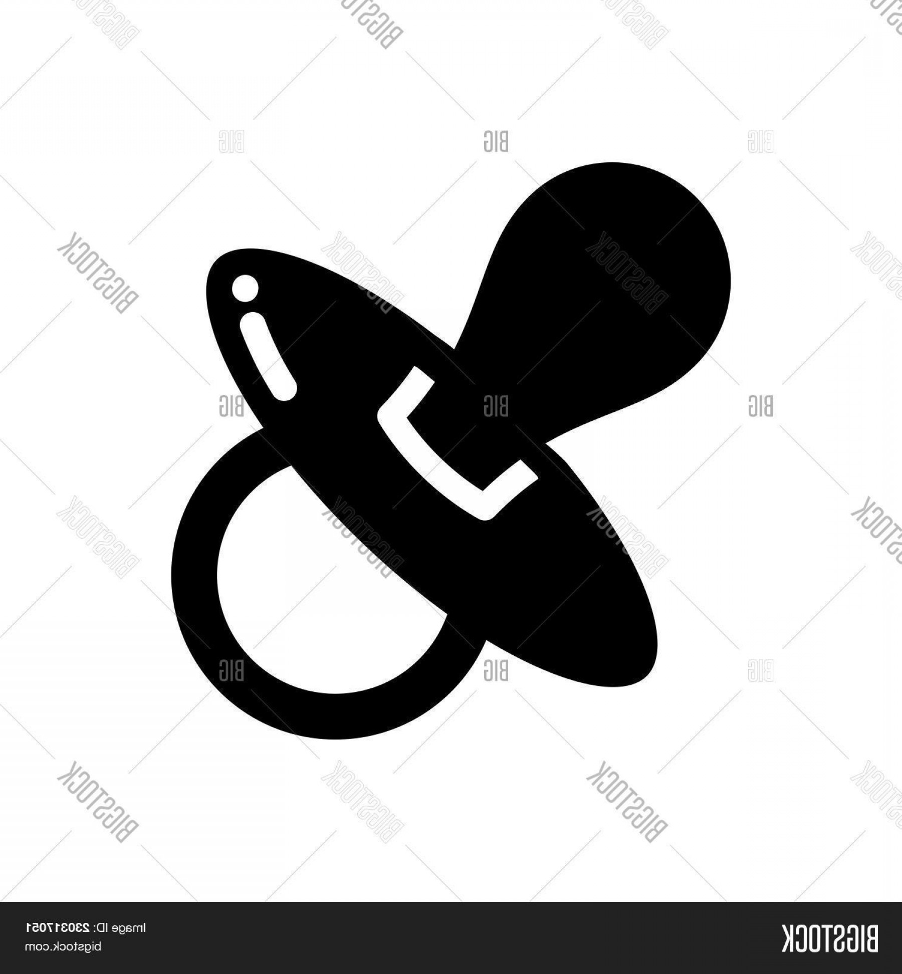 1800x1944 Stock Vector Baby Pacifier Vector Icon On White Background Baby
