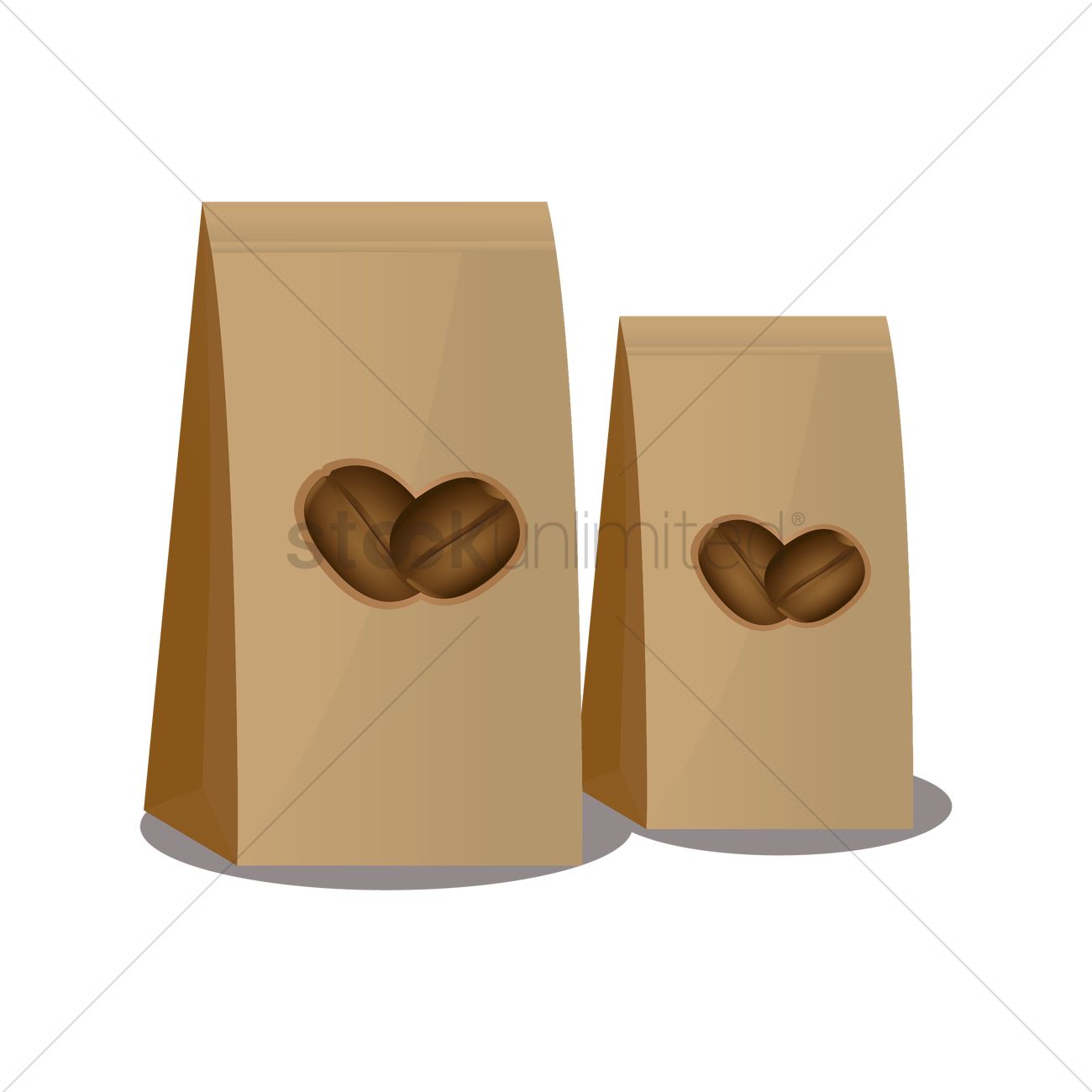 1300x1300 Coffee Beans Package Vector Image