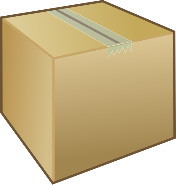 564x592 Box Clip Art Free Vector 4vector