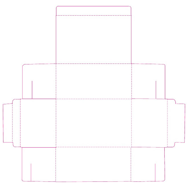 660x660 Packaging Template Vector Design