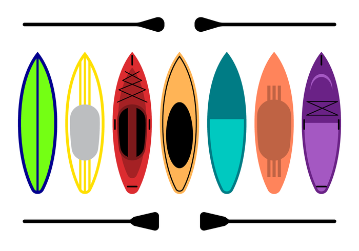700x490 Paddleboard Free Vector Art
