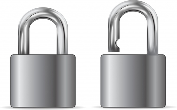 600x372 Padlock Free Vector In Adobe Illustrator Ai ( .ai ) Format For