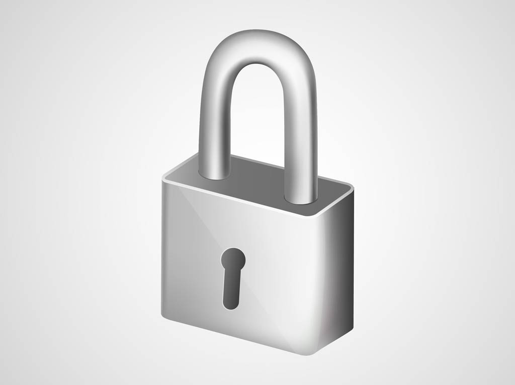1024x765 Silver Padlock Vector Vector Art Amp Graphics