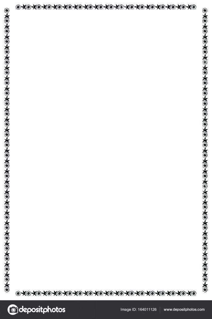 681x1024 Paper Border Vector
