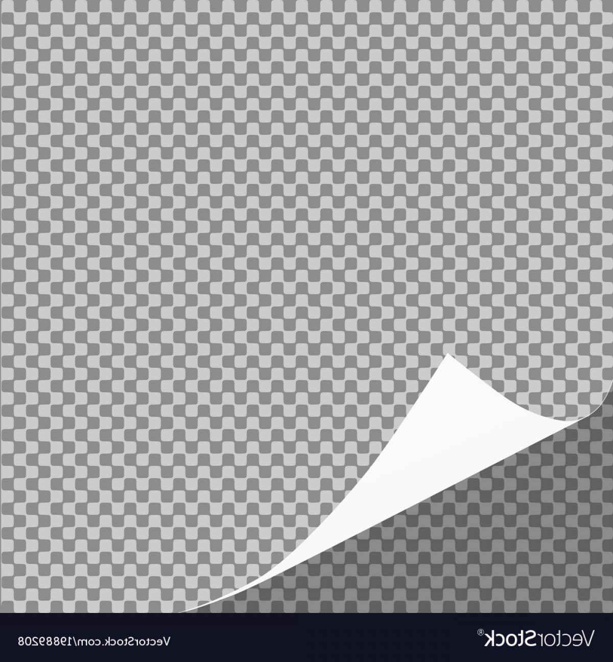 1200x1296 Curled Paper Sheet Corner