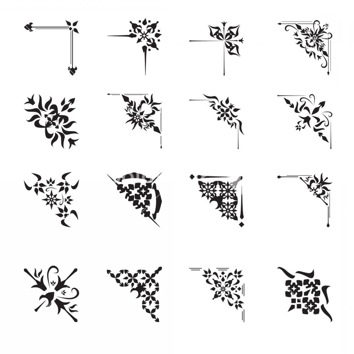 1200x1200 Vintage Swirl Floral