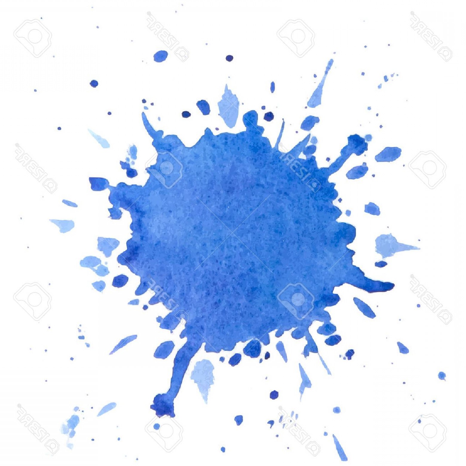 1560x1560 Photostock Vector Paint Splash Vector Watercolor Design Element