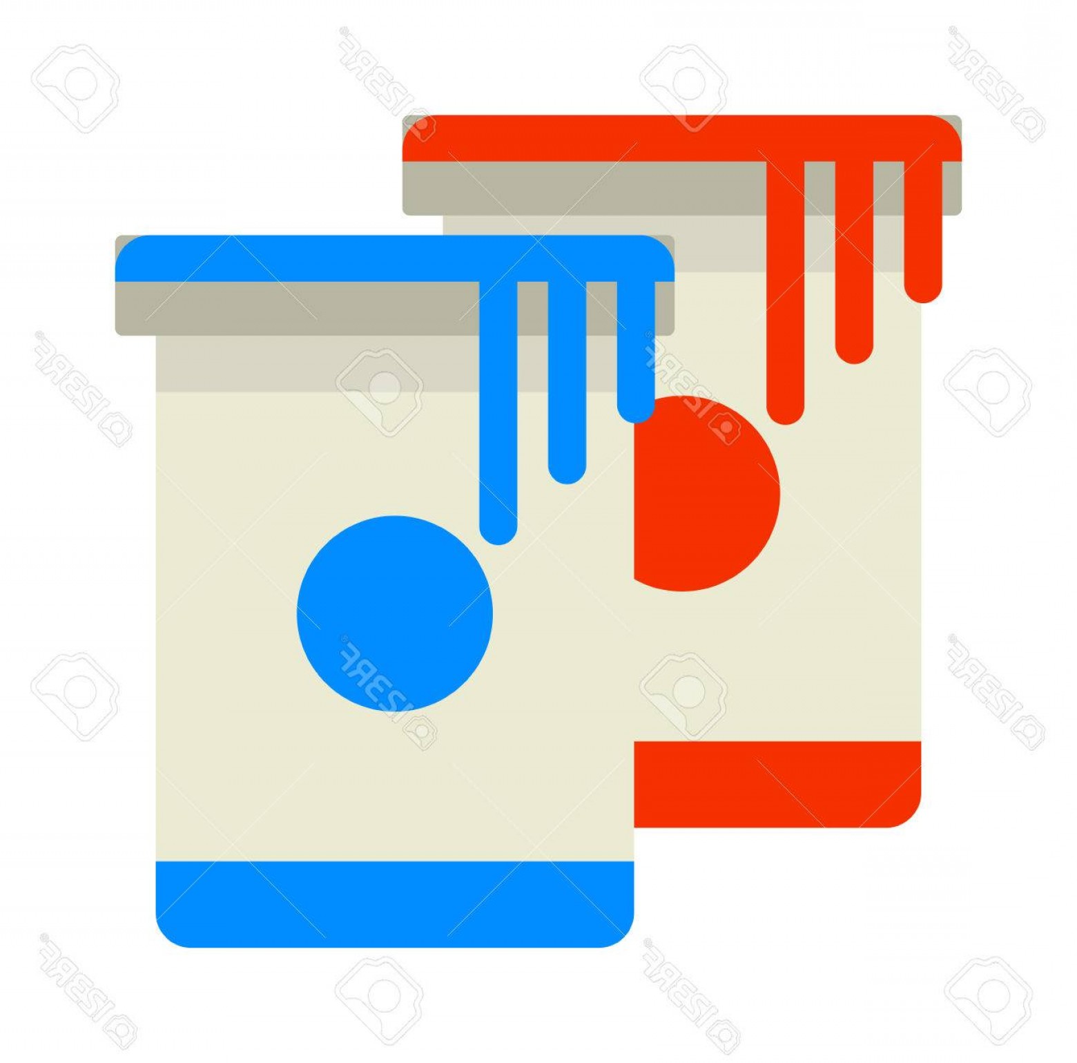 1560x1539 Paint Bucket Vector Orangiausa