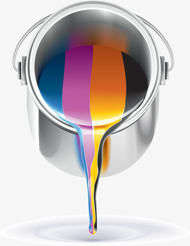 650x842 Vector Hand Painted Paint Bucket, Vector, Hand Painted, Paint