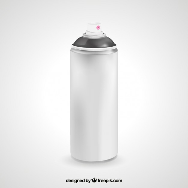 626x625 Realistic Spray Can Vector Premium Download