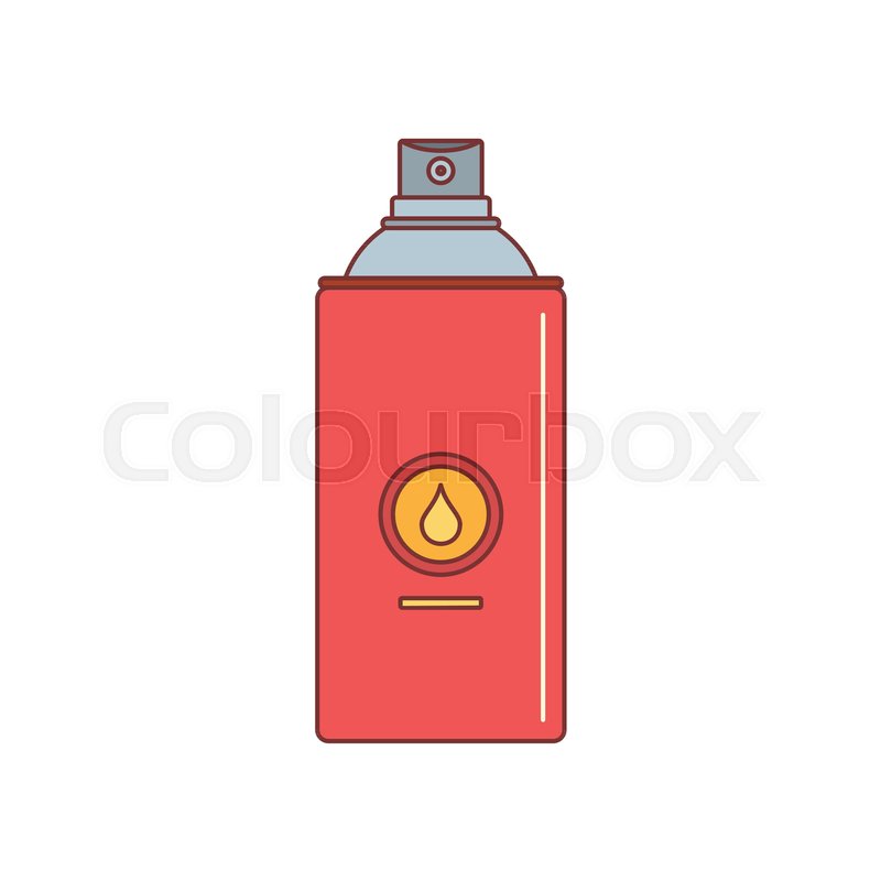 800x800 Spray Paint Can Icon. Cartoon Illustration Of Spray Paint Can