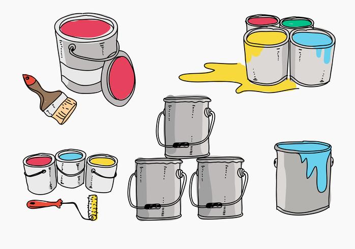 698x490 Paint Can Free Vector Art
