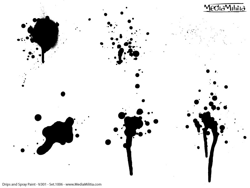 800x600 Drips And Spray Paint Pack 30 Free Vectors Media Militia