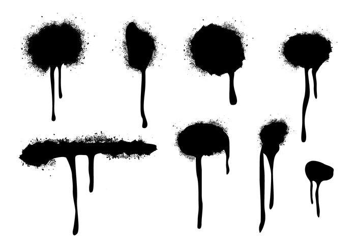 700x490 Spraypaint Drips Vectors