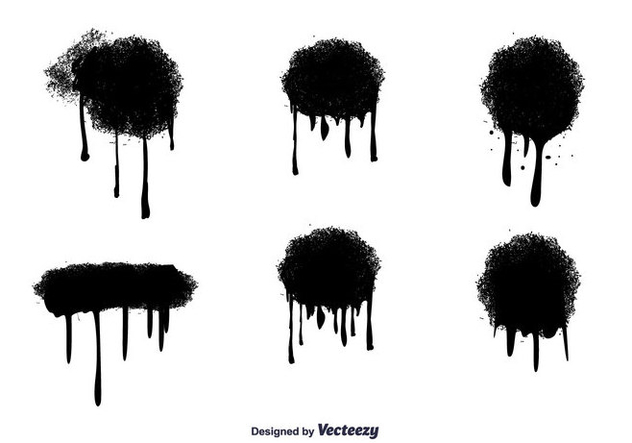 632x443 Vector Spray Paint Drips Free Vector Download 346763 Cannypic