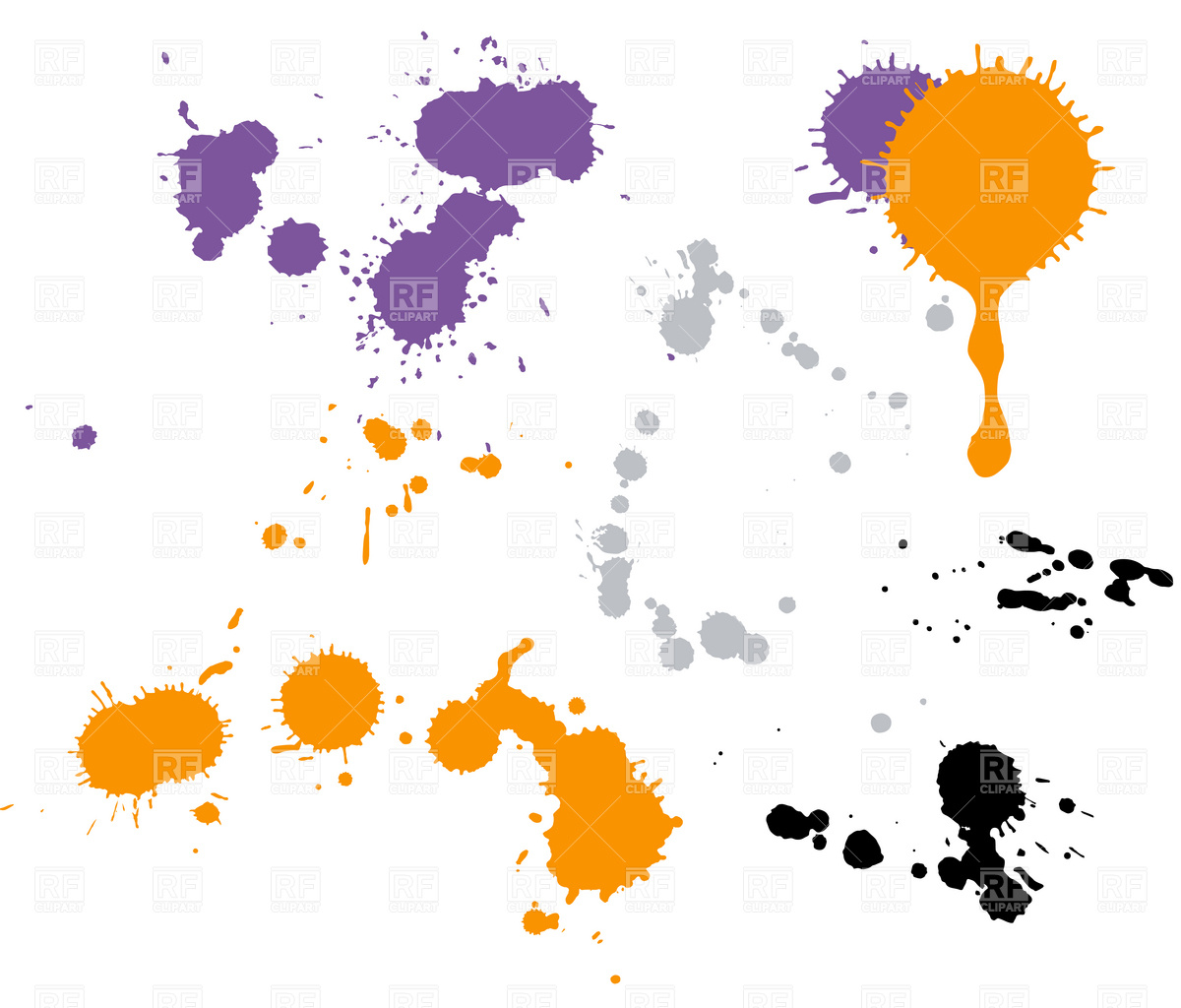 1200x1024 Paint Drops Vector Image Vector Artwork Of Backgrounds, Textures