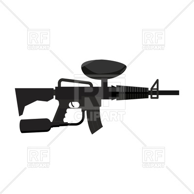 400x400 Paintball Gun Vector Image Vector Artwork Of Signs, Symbols