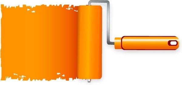 600x282 Paint Roller Free Vector Download (5,583 Free Vector) For